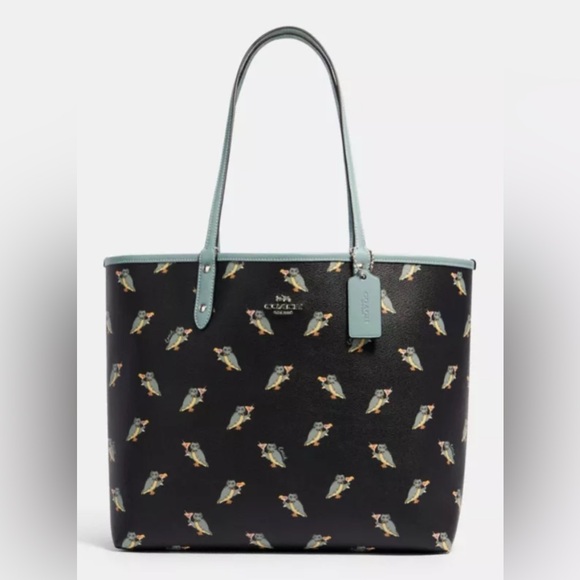 Coach Handbags - Coach Reversible City Print, Party Owl Print.  NWT